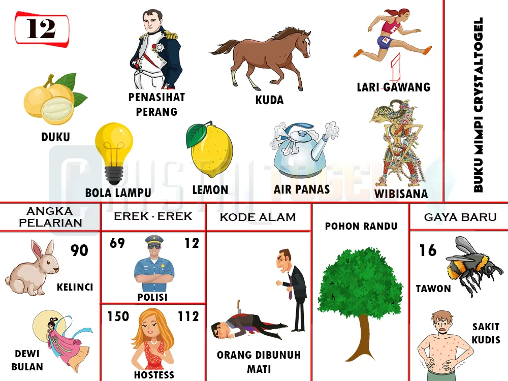 buku mimpi erek erek togel 12